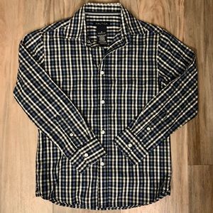 NWOT Boys Nautica Plaid Button Down Shirt Size 8